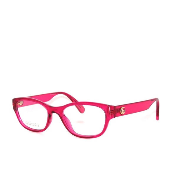 Gucci GG0717O 004 47 0717O Pink Eyeglasses 0717 - Picture 1 of 5